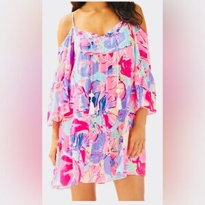 Lilly Pulitzer • RARE! Off the Shoulders Alanna Dress medium
